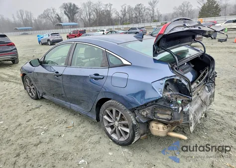 2019 Honda Civic Ex z USA, uszkodzony, nr VIN JHMFC1F34KX000178